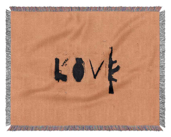 Where is Love Woven Blanket
