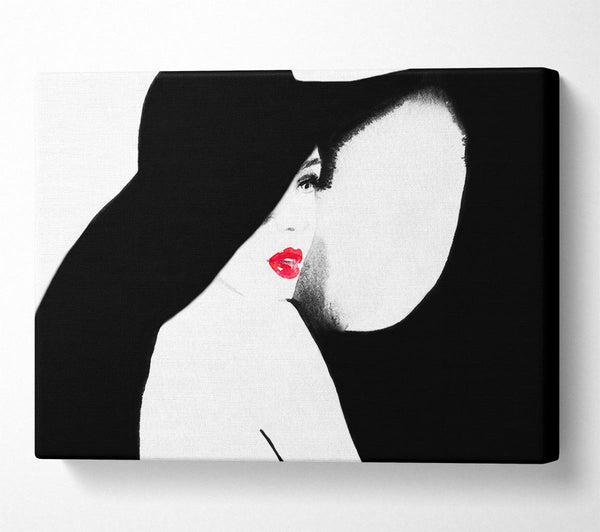 Picture of Mysterious Girl Canvas Print Wall Art