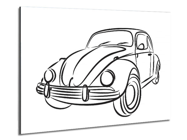 VW Beetle Outline