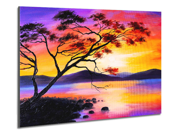 Sunset Lake Tree