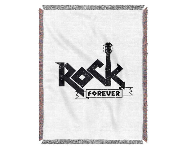 Rock Forever Woven Blanket