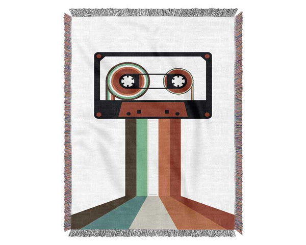 Retro Tape 1 Woven Blanket