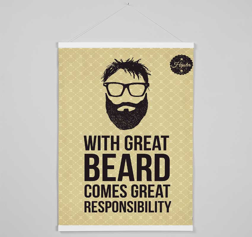 With Great Beard Hanging Poster - Wallart-Direct UK