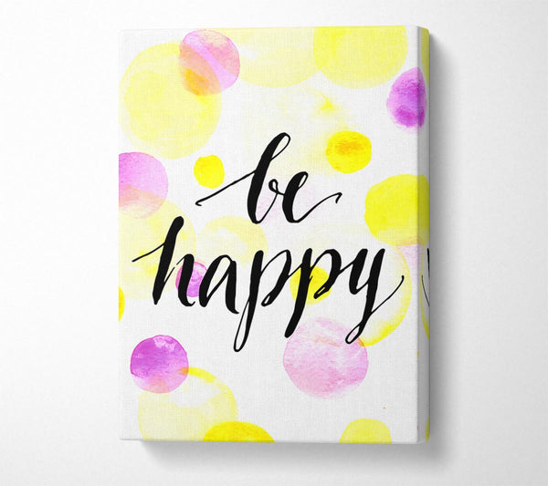Picture of Be Happy 2 Canvas Print Wall Art
