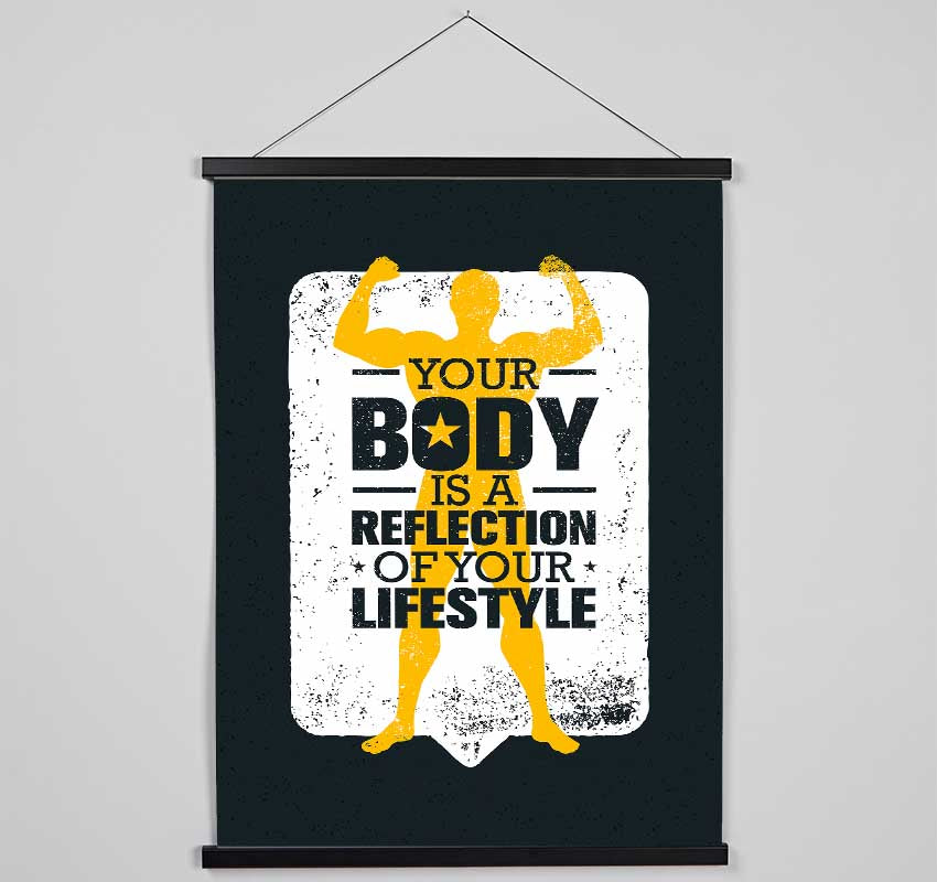 Your Body Is A Reflection Hanging Poster - Wallart-Direct UK