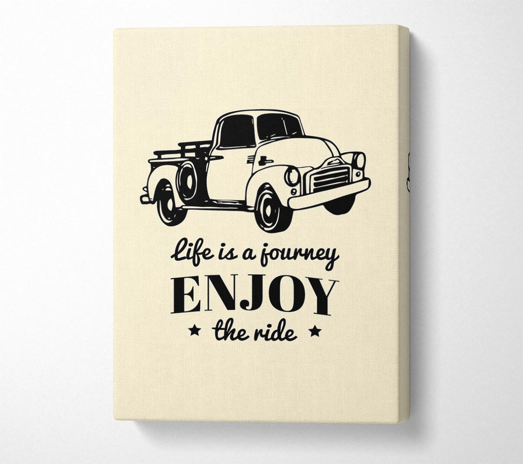 Picture of Life Is A Journey 3 Canvas Print Wall Art