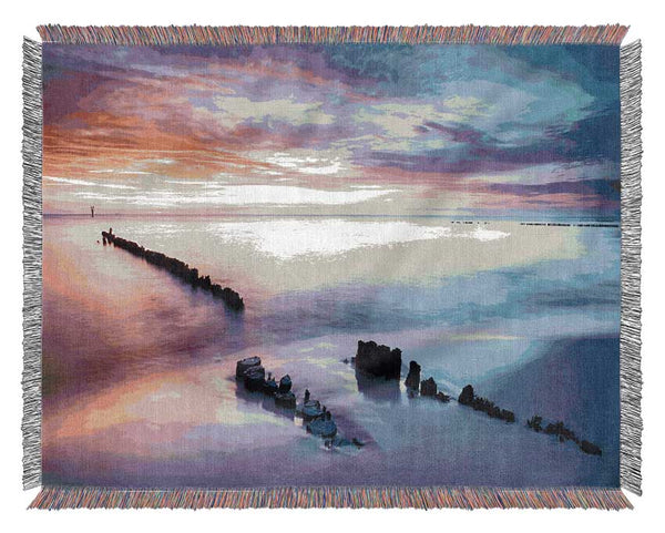 Tranquil Skies Woven Blanket
