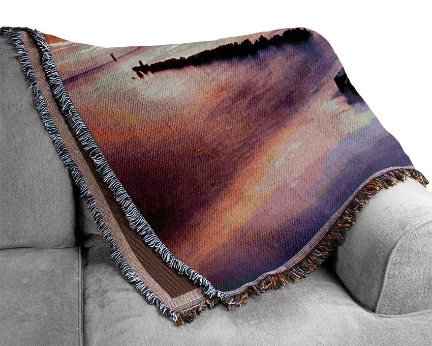 Tranquil Skies Woven Blanket