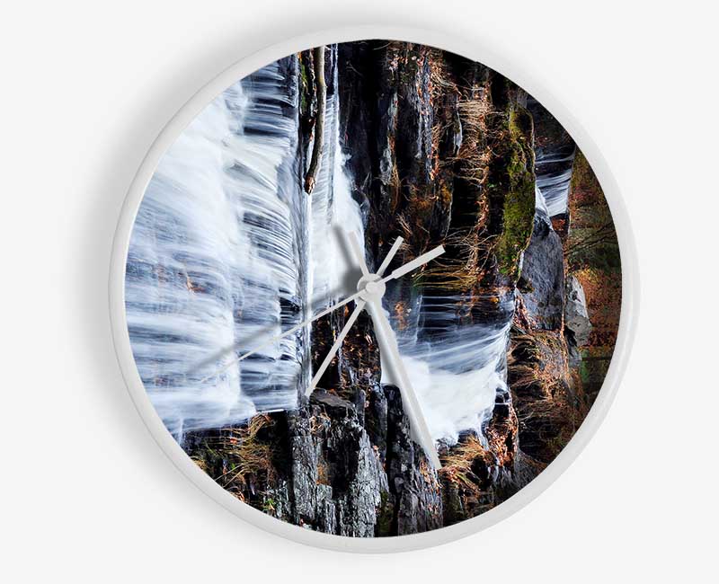 Rushing Waters Clock - Wallart-Direct UK