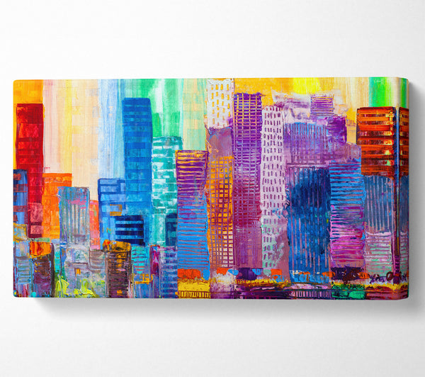 City of colour acrylic paint