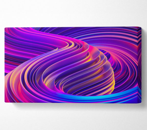 Purple and blue swirl