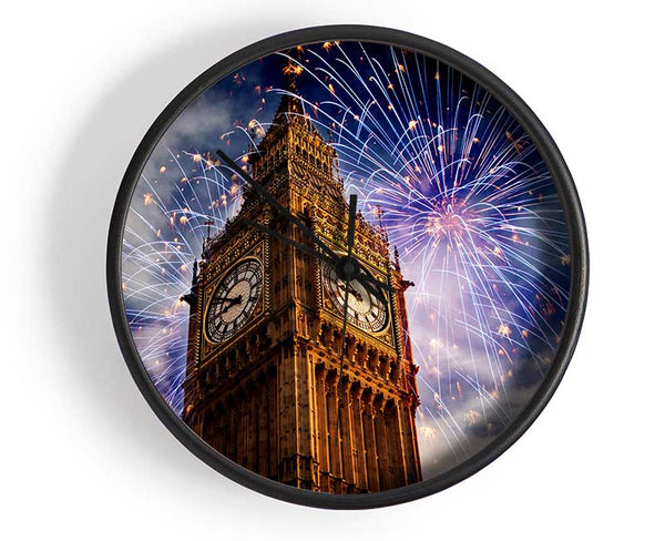 Big Ben On New Years Clock - Wallart-Direct UK