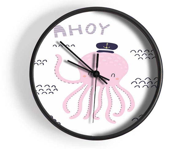 Ahoy Octopus Clock - Wallart-Direct UK