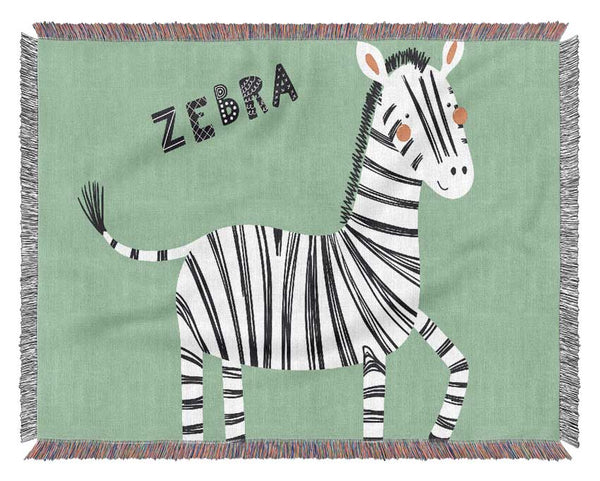 Zebra Pride Woven Blanket