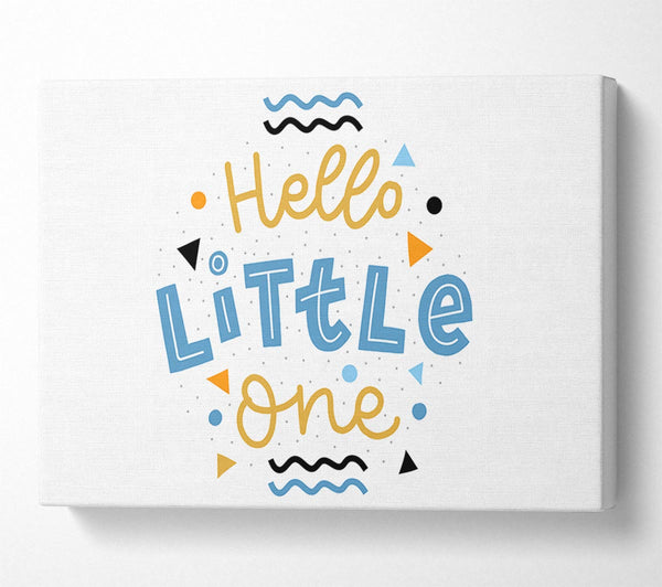Picture of Hello Little One Canvas Print Wall Art
