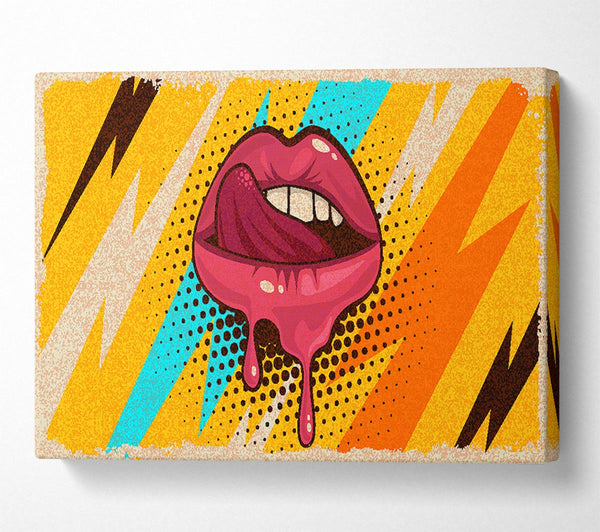 Picture of Lips Of Lightning Canvas Print Wall Art