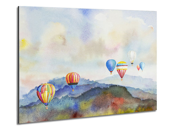 Hot Air Balloons In The Valley