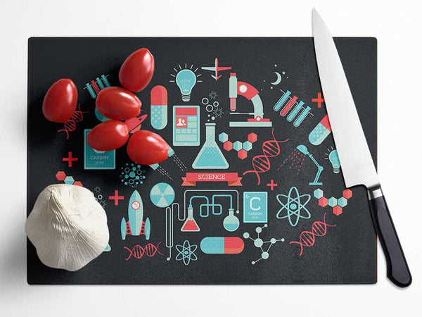 The Scientist Glass Chopping Board