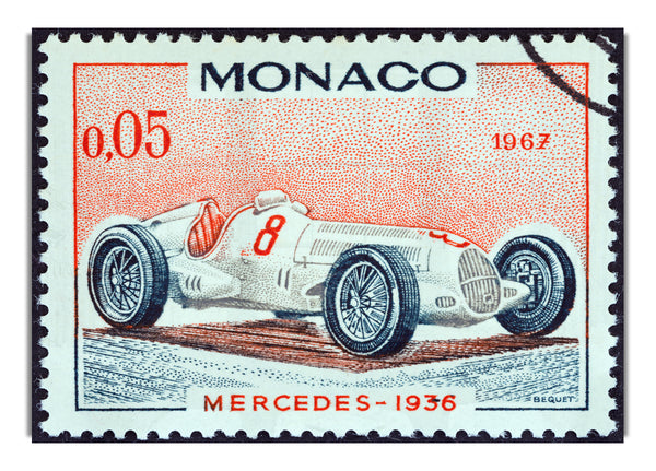 Monaco Race Stamp