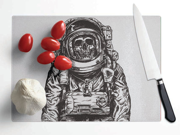 The Skeleton Space Explorer Glass Chopping Board