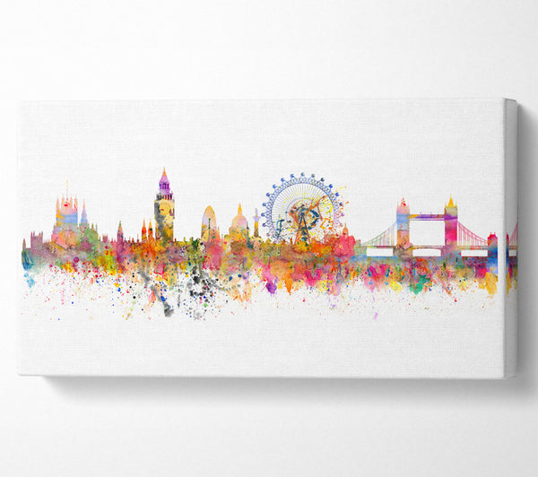 London Skyline Splatter