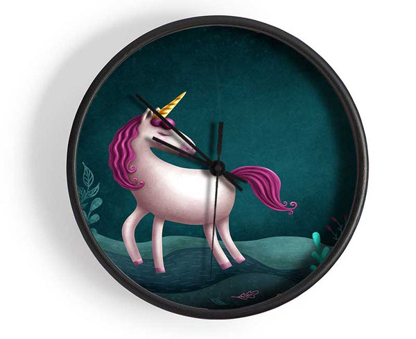 The Happy Unicorn Clock - Wallart-Direct UK