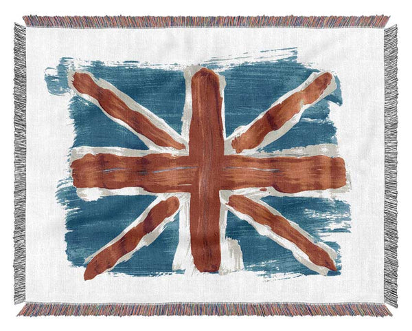 Union Jack Painting Woven Blanket