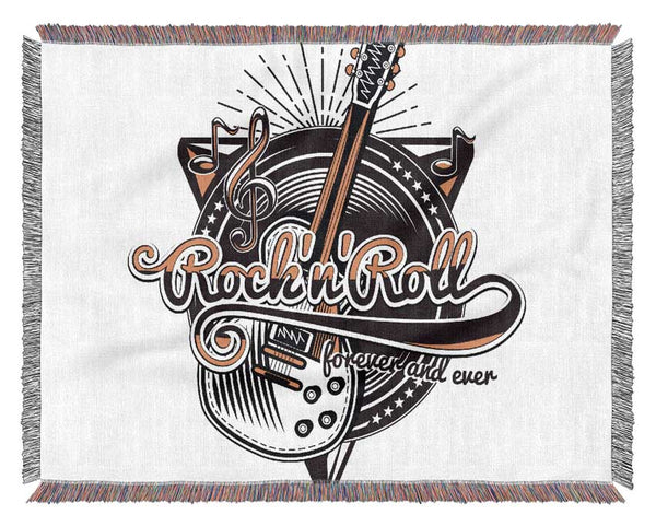 Rock N Roll Fifties Woven Blanket