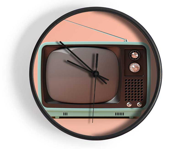 The Retro Tv Set Clock - Wallart-Direct UK