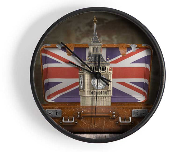 London In A Case Clock - Wallart-Direct UK