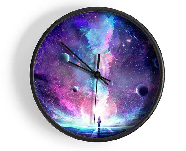 Staring Into The Universe Clock - Wallart-Direct UK
