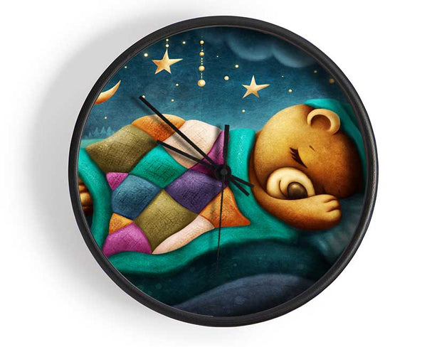 The Bear Slumber Clock - Wallart-Direct UK