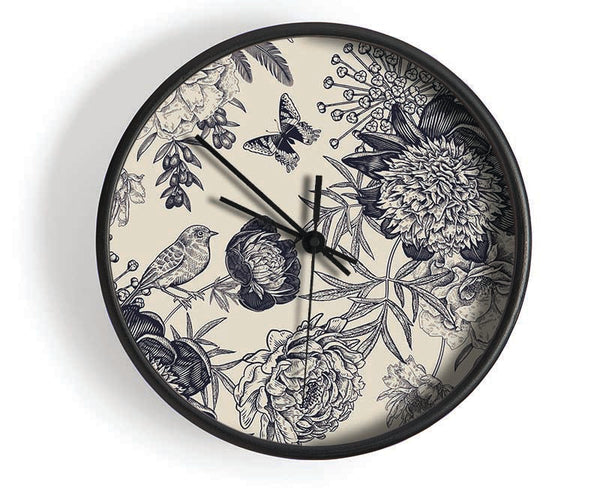 The Bird Wildlife Clock - Wallart-Direct UK
