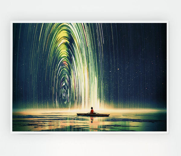 Water Jets Entry Print Poster Wall Art