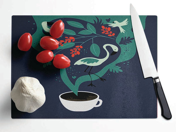 What A Lovely Coffee Glass Chopping Board