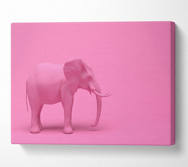 Picture of The Pink Elephant Canvas Print Wall Art