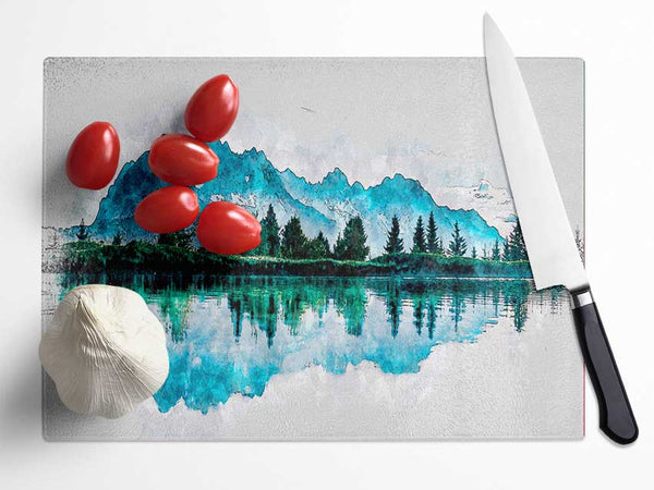 The Canadian Landscape Glass Chopping Board