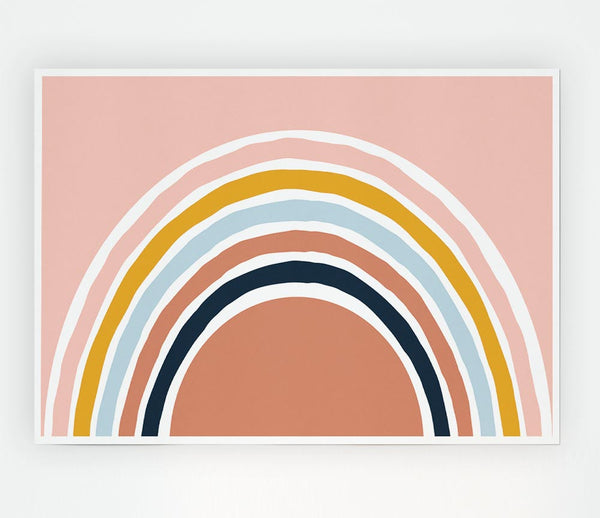 The Contemporary Rainbow Print Poster Wall Art