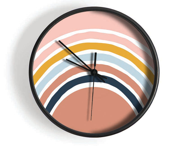 The Contemporary Rainbow Clock - Wallart-Direct UK