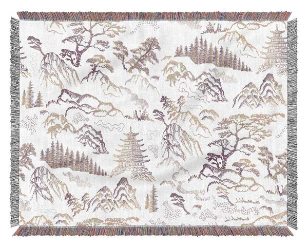 The Ethnic Forest Woven Blanket