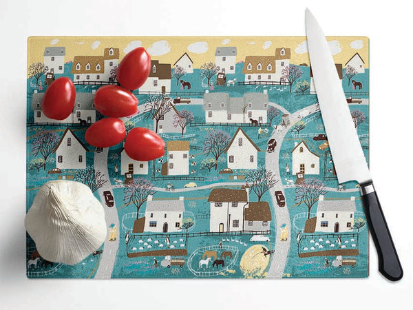 Houses Of Sweden Glass Chopping Board
