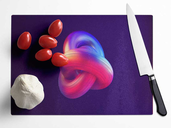 The Twisted Tube Glass Chopping Board