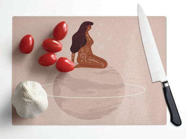 The Woman Planet Glass Chopping Board