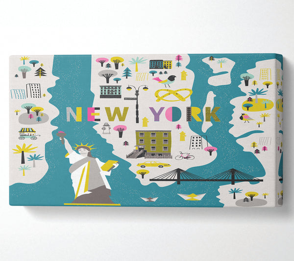 The Little Map Of New York