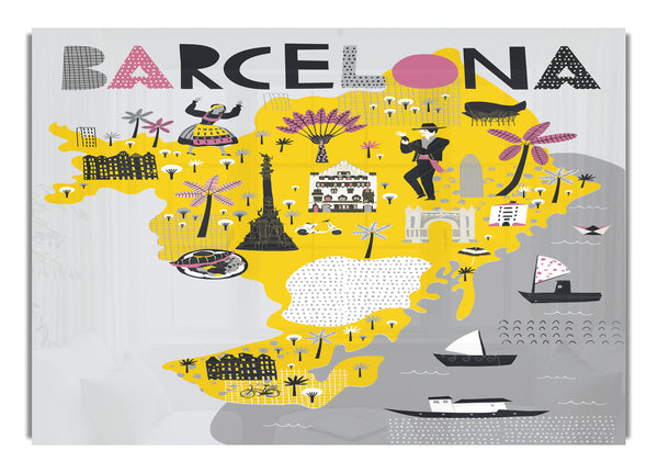 The Little Map Of Barcelona