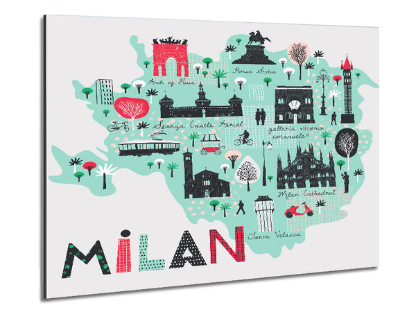 The Little Map Of Milan