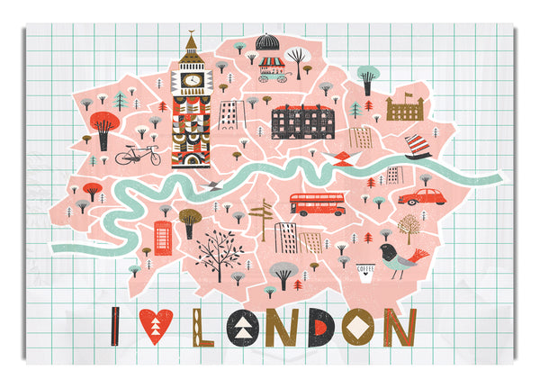 The Little Map Of London 2
