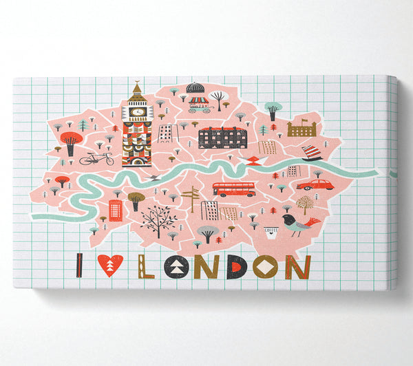 The Little Map Of London 2