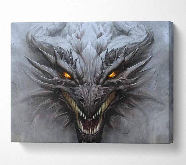 Picture of The Evil Dragon Face Canvas Print Wall Art