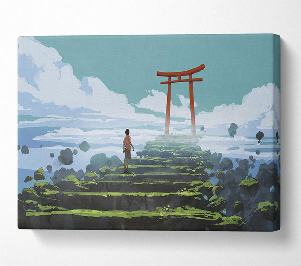 Picture of The Sky Temple Canvas Print Wall Art